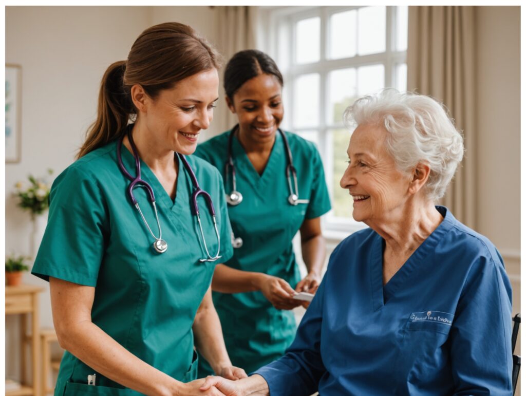 CQC registered nurses, clinical leads and care assistants.